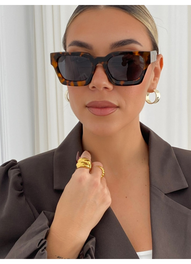 ANNAKEY CAPRI LEOPARD SUNGLASSES