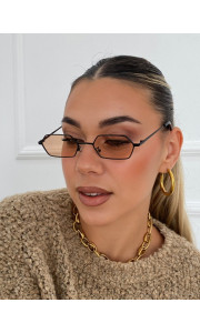 BOSTON BLACK ORANGE SUNGLASSES