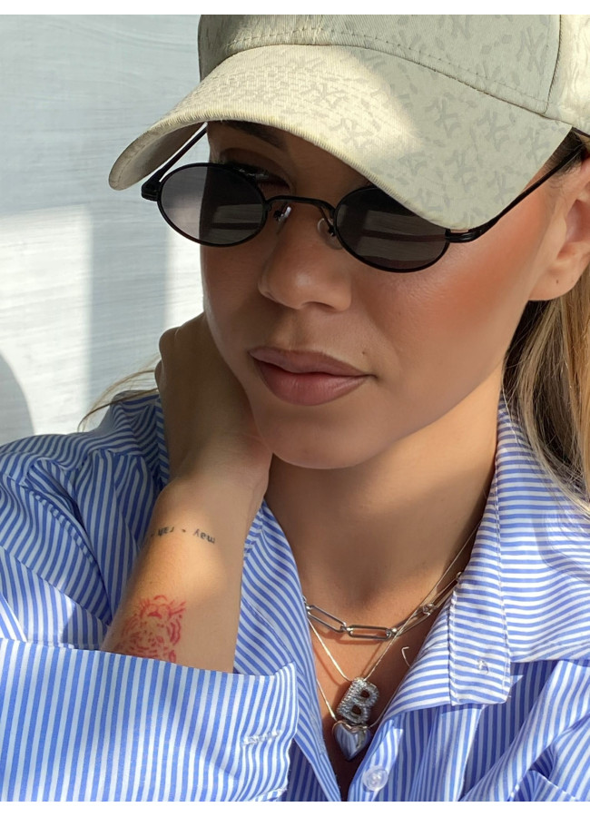 ANNAKEY HILTON BLACK SUNGLASSES