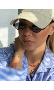 ANNAKEY HILTON BLACK SUNGLASSES