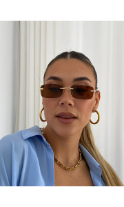 ANNAKEY OASIS GOLD BROWN  SUNGLASSES