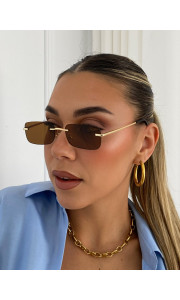 ANNAKEY OASIS GOLD BROWN  SUNGLASSES