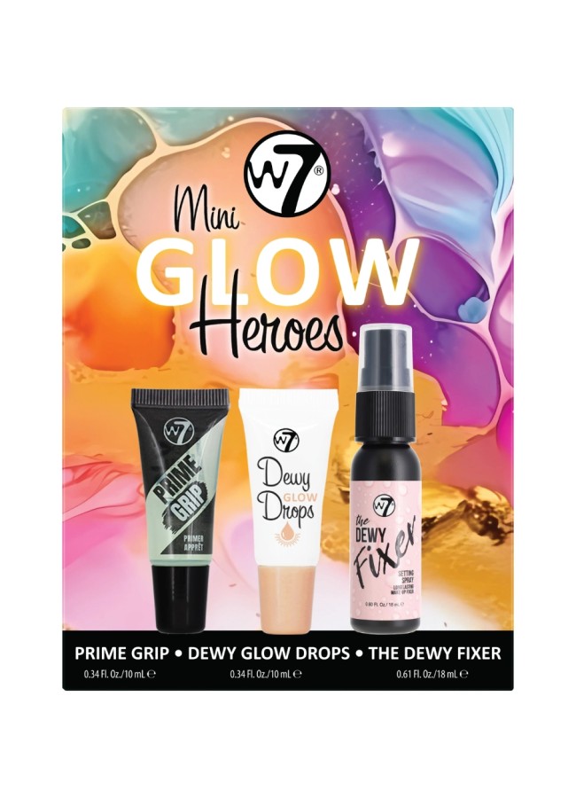 W7 GIFT SET MINI GLOW HEROES