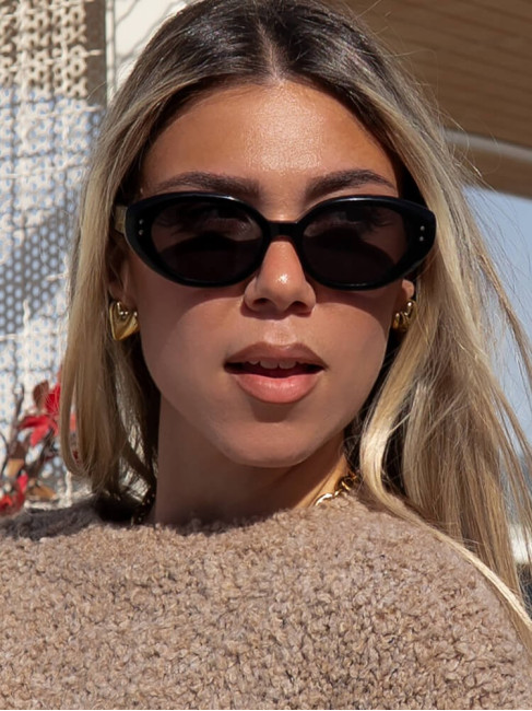 ANNAKEY ELISA BLACK SUNGLASSES