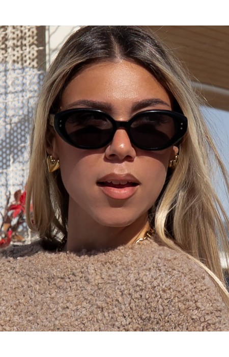 ANNAKEY ELISA BLACK SUNGLASSES