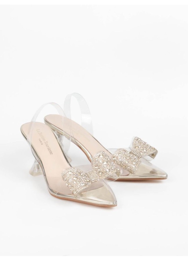 ISABELLA CRYSTAL CLEAR SANDALS