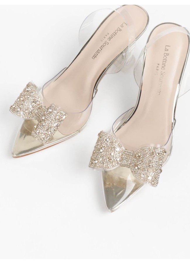 ISABELLA CRYSTAL CLEAR SANDALS