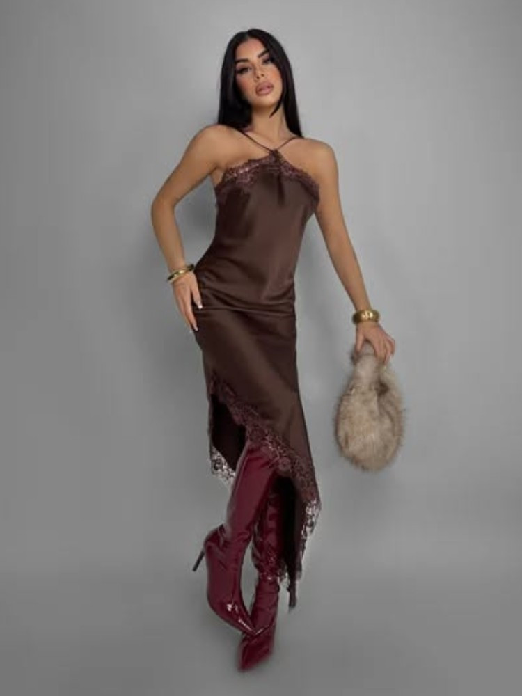 SATIN DRESS - NAZARA