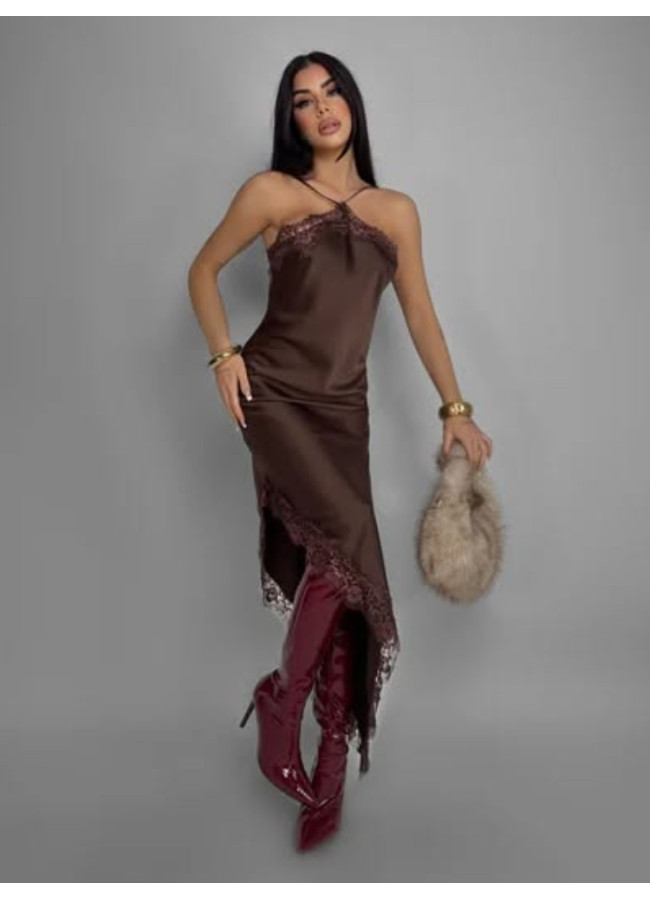 SATIN DRESS - NAZARA