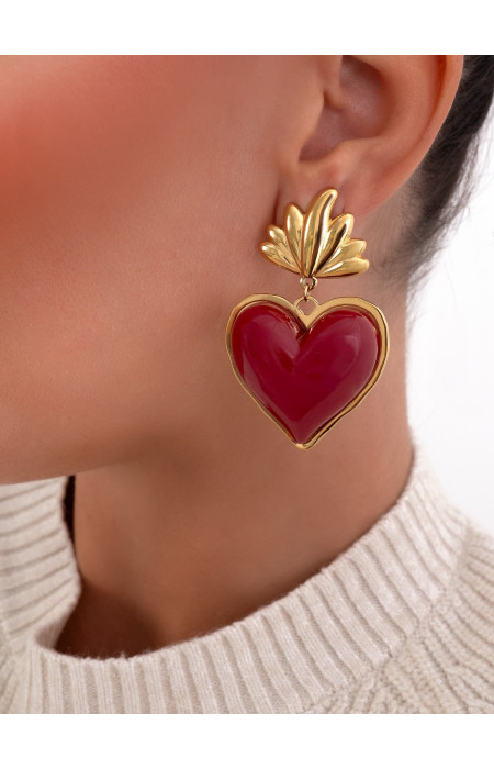 HEART EARRINGS - COEUR