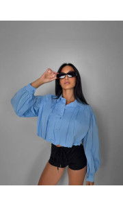 CROP ΠΟΥΚΑΜΙΣΟ - BALLOON SHIRT