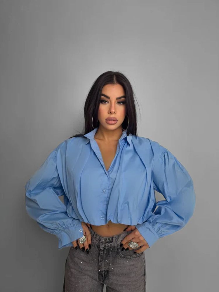 CROP SHIRT - BALLOON SHIRT