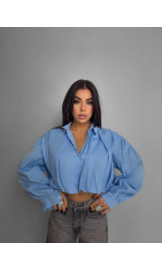 CROP ΠΟΥΚΑΜΙΣΟ - BALLOON SHIRT