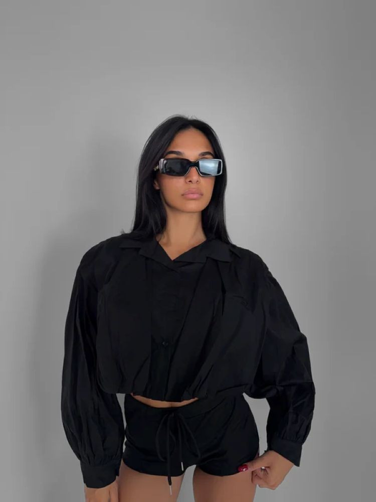 CROP SHIRT - BALLOON SHIRT