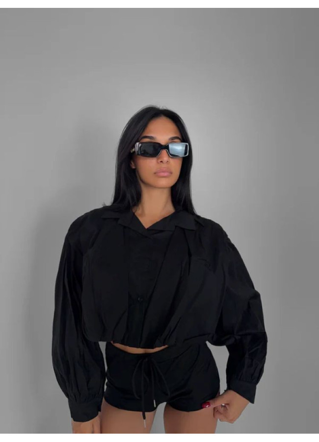 CROP SHIRT - BALLOON SHIRT