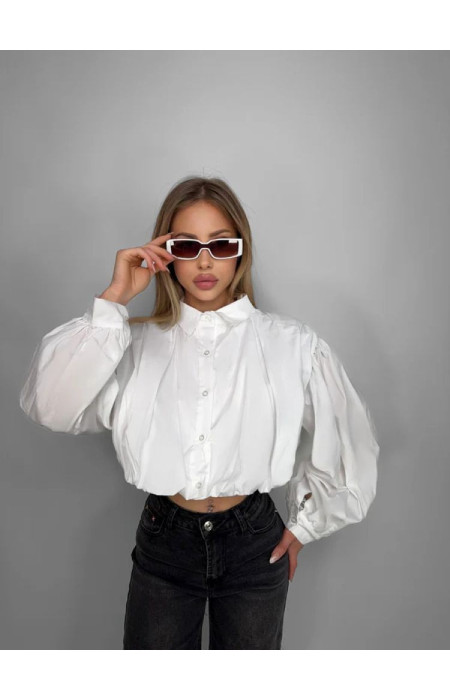 CROP SHIRT - BALLOON SHIRT
