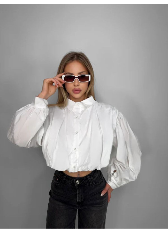 CROP SHIRT - BALLOON SHIRT