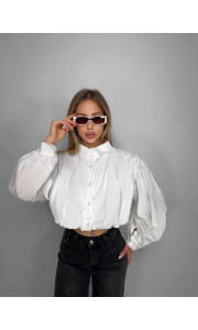 CROP ΠΟΥΚΑΜΙΣΟ - BALLOON SHIRT