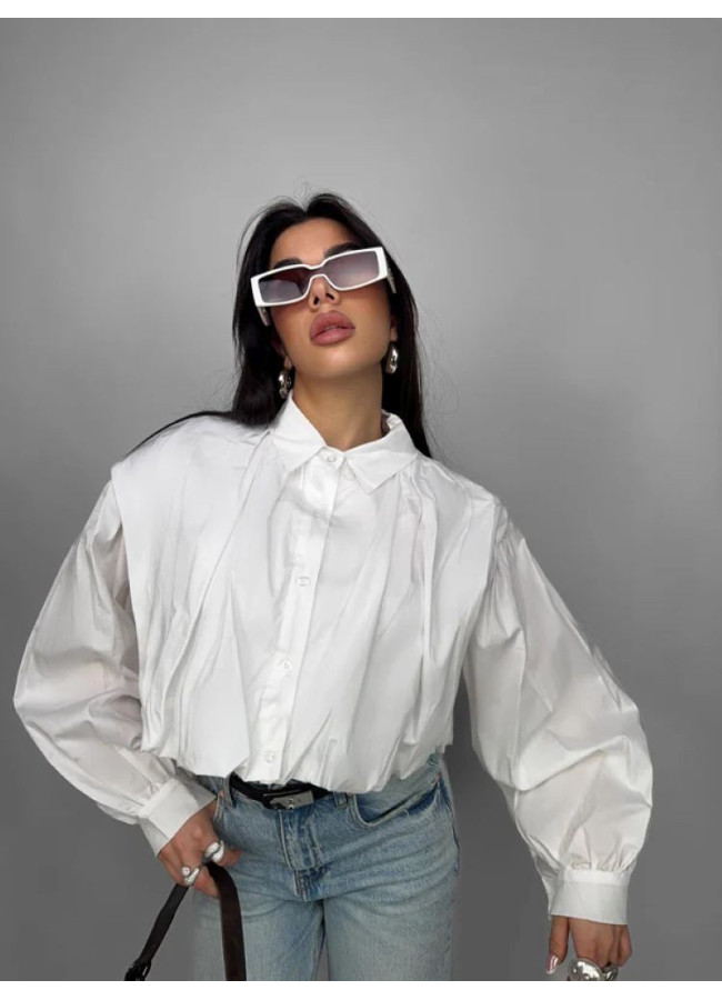 CROP SHIRT - BALLOON SHIRT