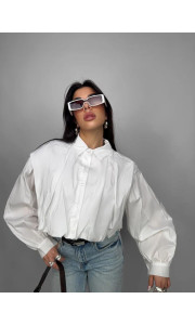 CROP ΠΟΥΚΑΜΙΣΟ - BALLOON SHIRT