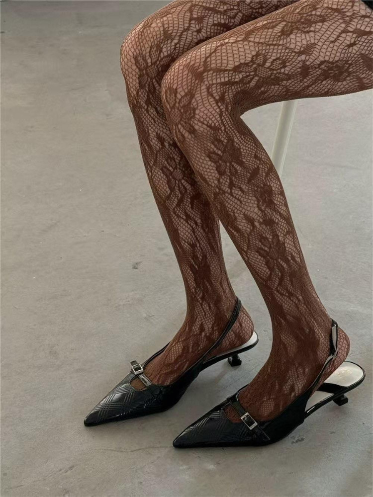 ACE BROWN LACE TIGHTS