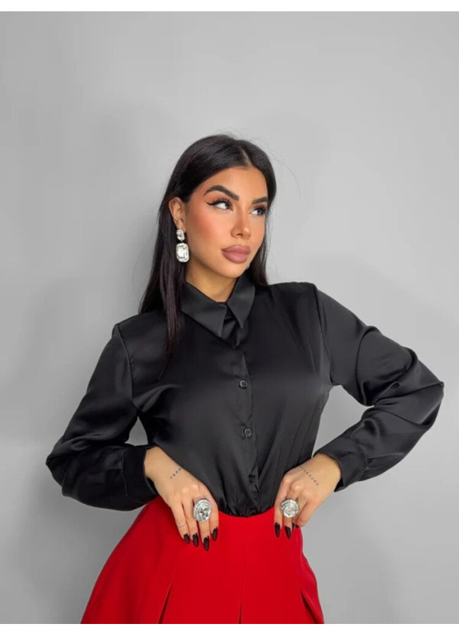 ΜΑΥΡΟ ΣΑΤΕΝ ΠΟΥΚΑΜΙΣΟ- CLODE