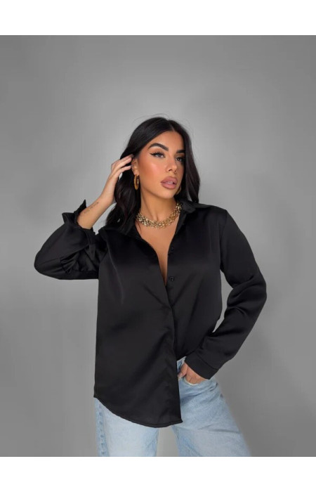 CLODE BLACK SATIN SHIRT