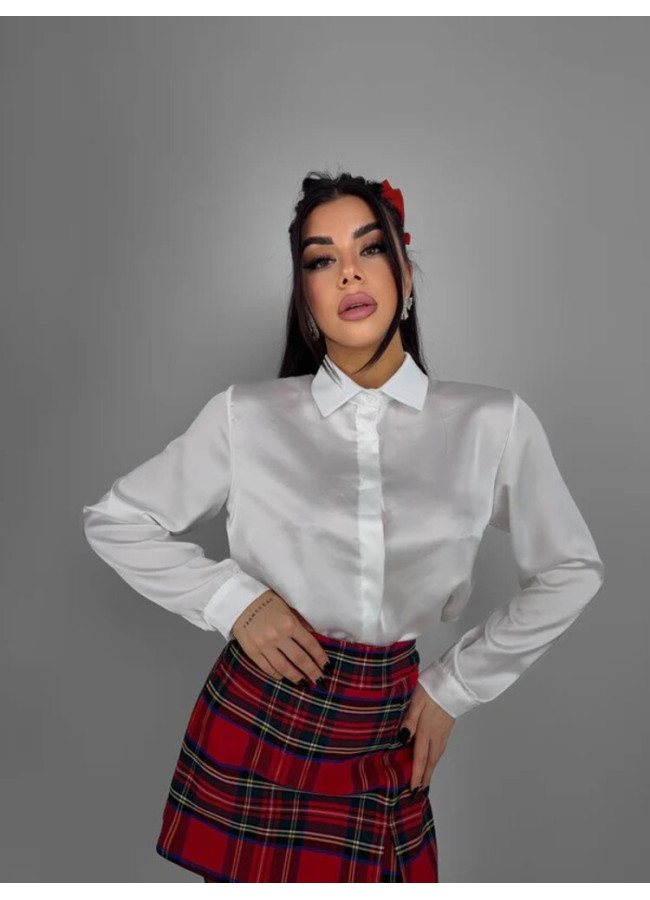 CLODE WHITE SATIN SHIRT