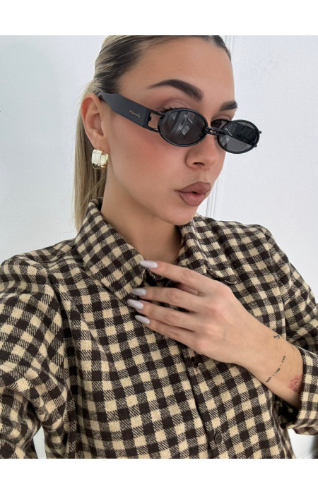 copy of ANNAKEY DOTTY GOLD BLACK SUNGLASSES