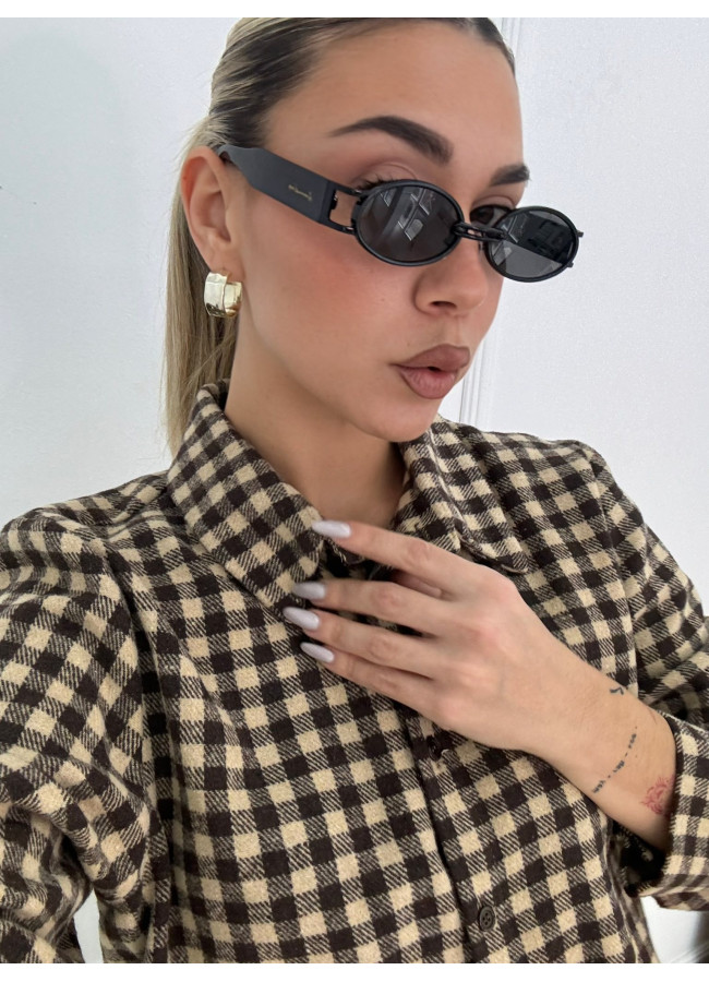 copy of ANNAKEY DOTTY GOLD BLACK SUNGLASSES