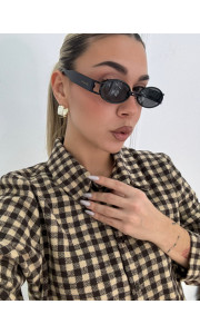 ANNAKEY DOTTY BLACK SUNGLASSES