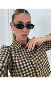ANNAKEY DOTTY BLACK SUNGLASSES