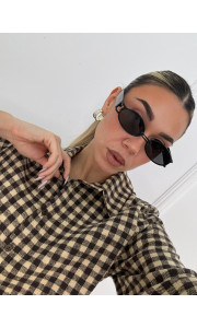 ANNAKEY DOTTY BLACK SUNGLASSES