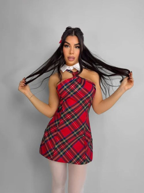 ΦΟΡΕΜΑ ΚΑΡΩ - TARTAN DRESS