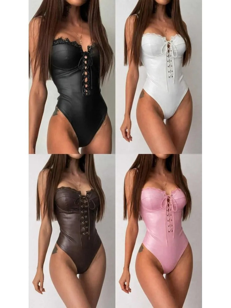 BODYSUIT- LEATHERLOOK BODY