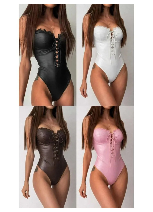 BODYSUIT- LEATHERLOOK BODY