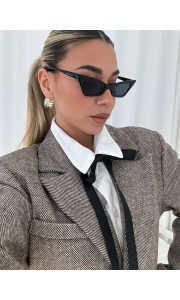 ANNAKEY FIVI BLACK SUNGLASSES