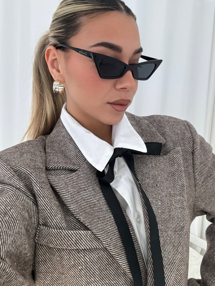 ANNAKEY FIVI BLACK SUNGLASSES