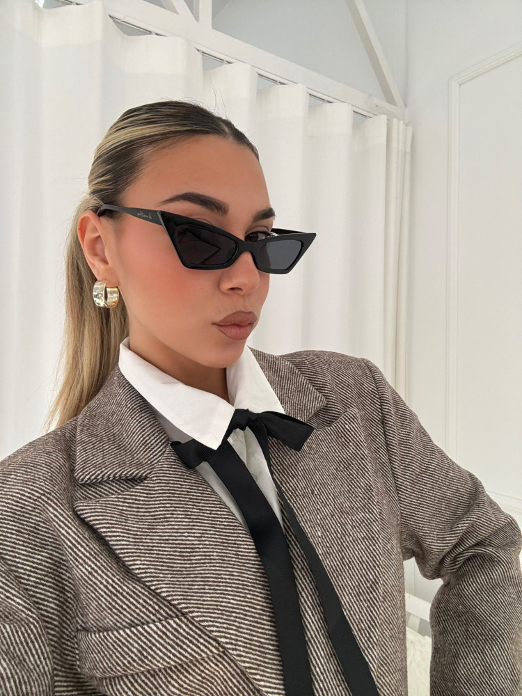 ANNAKEY FIVI BLACK SUNGLASSES