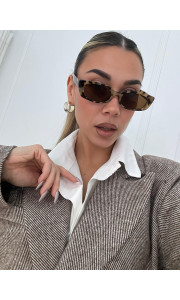 ANNAKEY NORIN LEOPARD SUNGLASSES