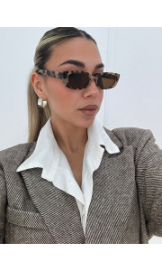 ANNAKEY NORIN LEOPARD SUNGLASSES