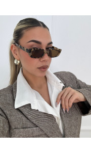 ANNAKEY NORIN LEOPARD SUNGLASSES