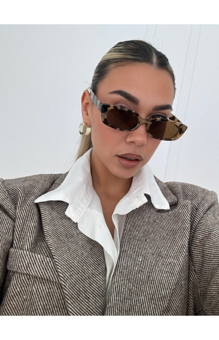 ANNAKEY NORIN LEOPARD SUNGLASSES