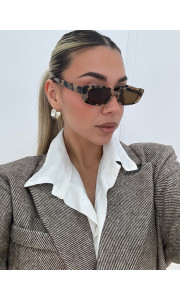 ANNAKEY NORIN LEOPARD SUNGLASSES