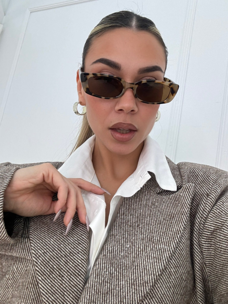 ANNAKEY NORIN LEOPARD SUNGLASSES