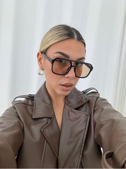 ANNAKEY DOVE BLACK SUNGLASSES
