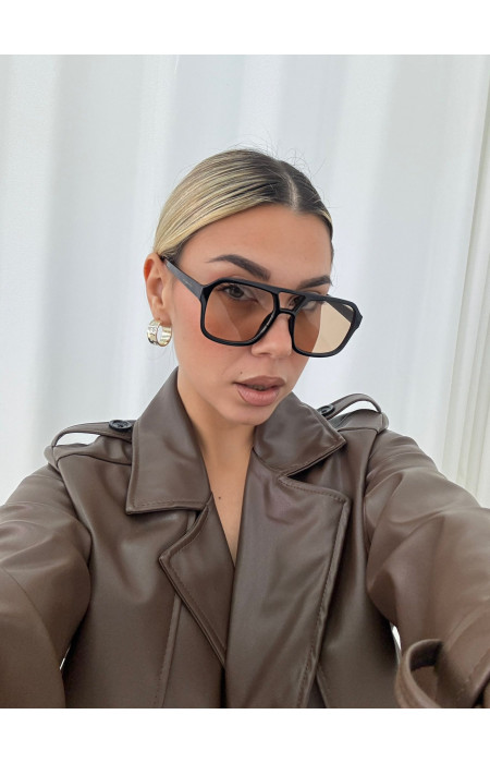 ANNAKEY DOVE BLACK SUNGLASSES