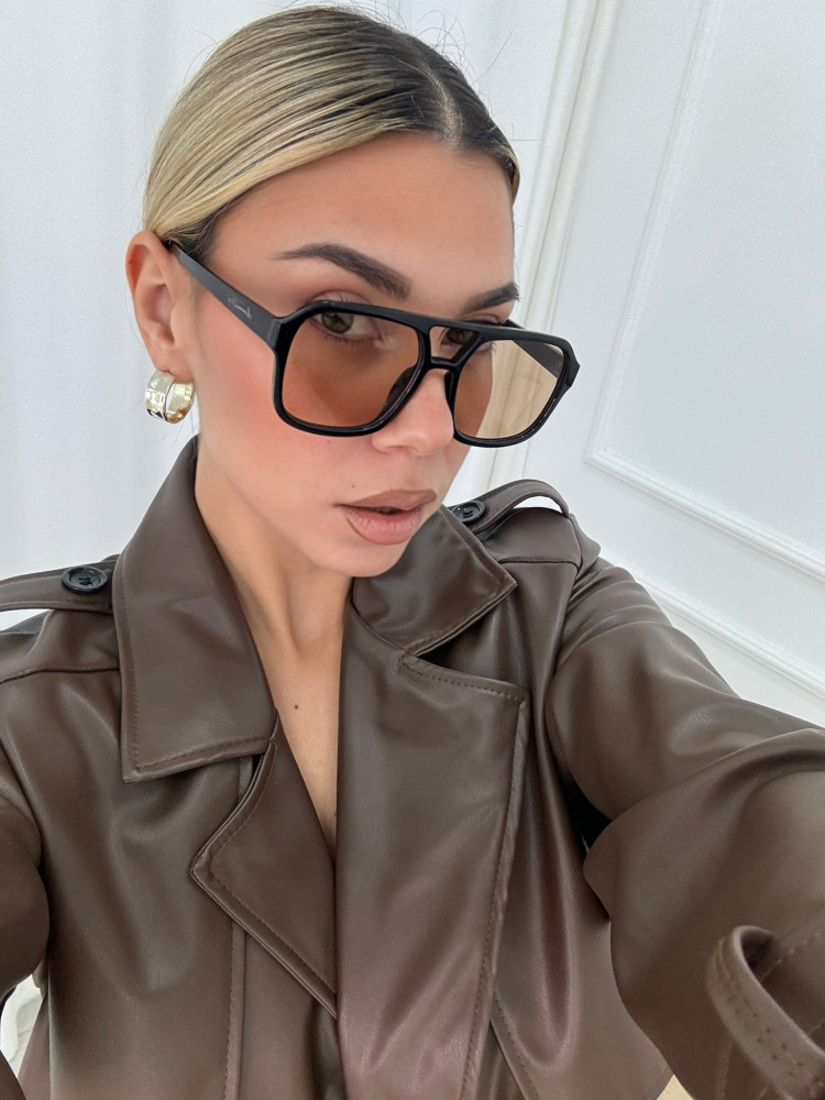 ANNAKEY DOVE BLACK SUNGLASSES