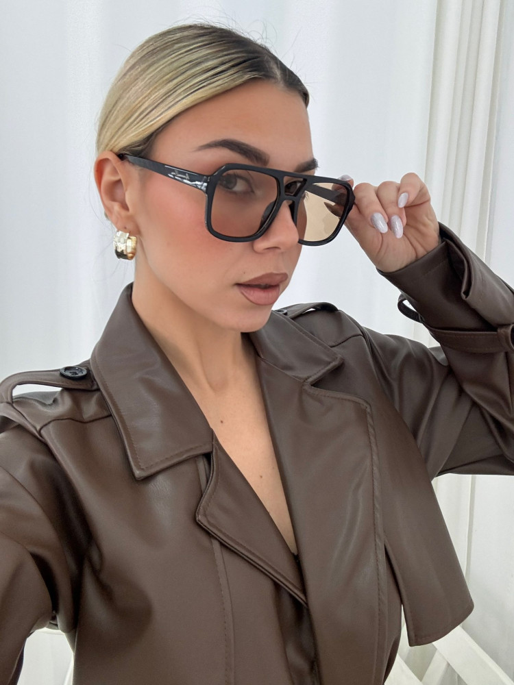 ANNAKEY DOVE BLACK SUNGLASSES