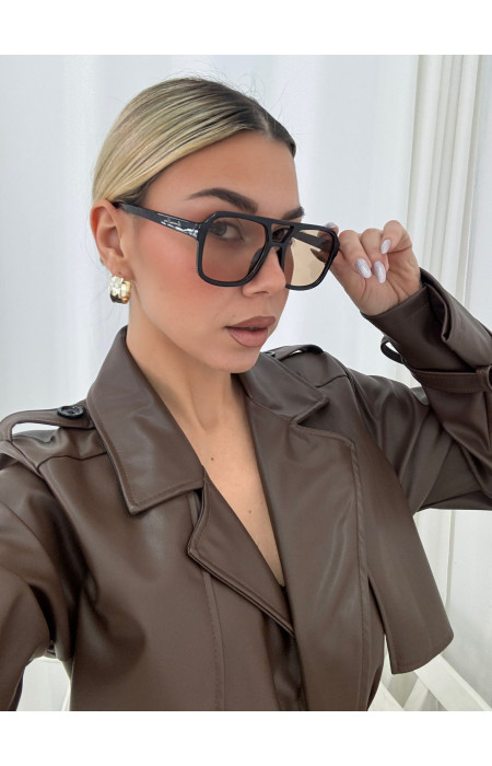 ANNAKEY DOVE BLACK SUNGLASSES